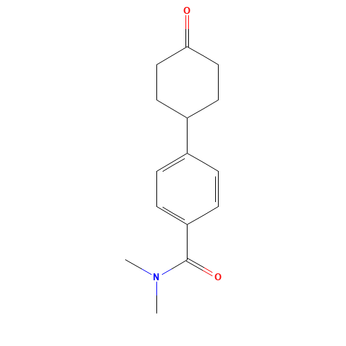 N,N-dimethyl-4-(4-oxocyclohexyl)benzamide (CAS: 201412-89-7) - Related Chemical Product