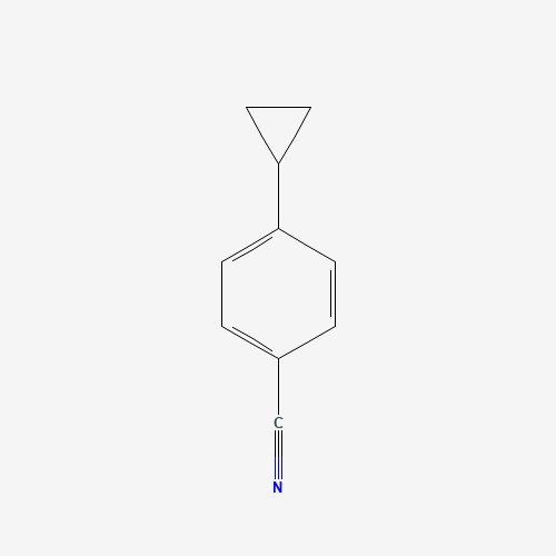 4-cyclopropylbenzonitrile (CAS: 1126-27-8) - Chemical Structure and Molecular Formula 