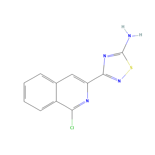 3-(1-chloroisoquinolin-3-yl)-1,2,4-thiadiazol-5-amine (CAS: 1179362-73-2) - Related Chemical Product