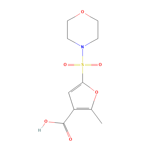 2-methyl-5-morpholin-4-ylsulfonylfuran-3-carboxylic acid (CAS: 306936-37-8) - Related Chemical Product