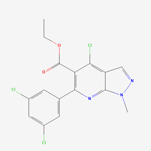 ethyl 4-chloro-6-(3,5-dichlorophenyl)-1-methylpyrazolo[3,4-b]pyridine-5-carboxylate (CAS: 635325-04-1) - Related Chemical Product