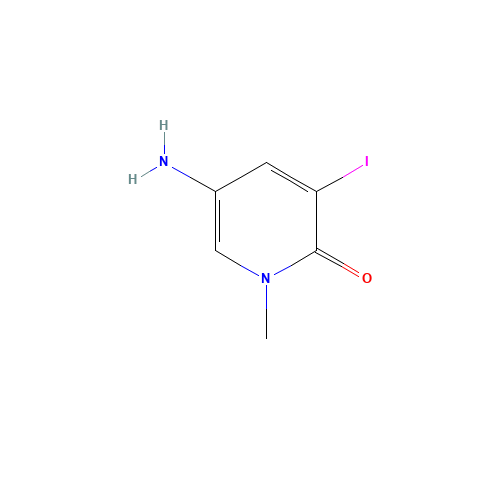 5-amino-3-iodo-1-methylpyridin-2-one (CAS: 881209-11-6) - Related Chemical Product