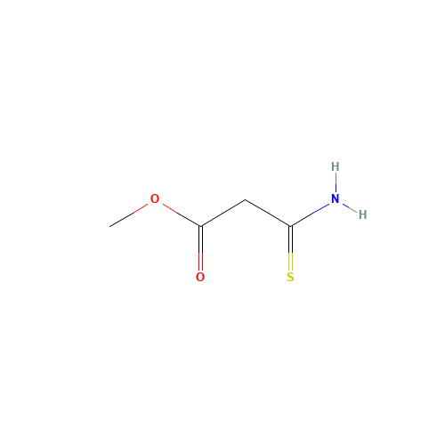 methyl 3-amino-3-sulfanylidenepropanoate (CAS: 689-09-8) - Chemical Structure and Molecular Formula 