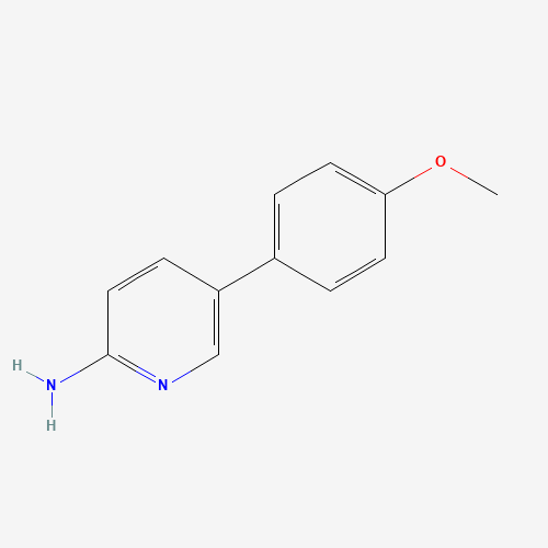5-(4-methoxyphenyl)pyridin-2-amine (CAS: 503536-75-2) - Chemical Structure and Molecular Formula 