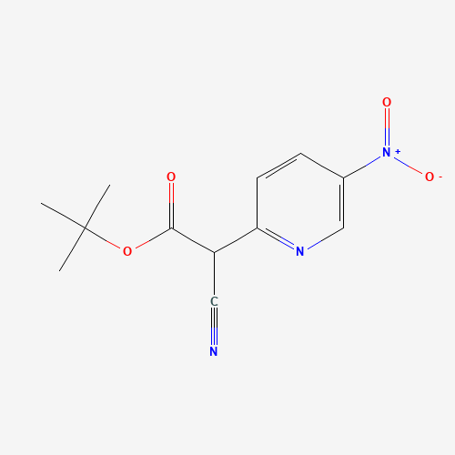 tert-butyl 2-cyano-2-(5-nitropyridin-2-yl)acetate (CAS: 914223-27-1) - Related Chemical Product