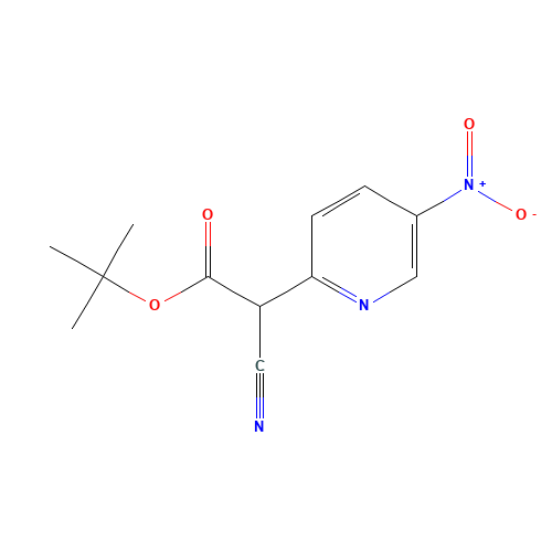 tert-butyl 2-cyano-2-(5-nitropyridin-2-yl)acetate (CAS: 914223-27-1) - Related Chemical Product