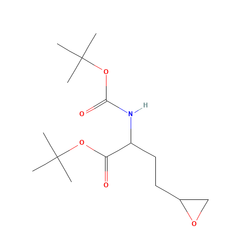 tert-butyl 2-[(2-methylpropan-2-yl)oxycarbonylamino]-4-(oxiran-2-yl)butanoate (CAS: 220243-56-1) - Related Chemical Product