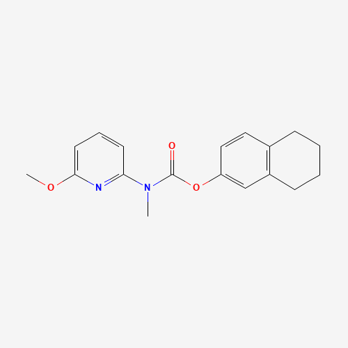 5,6,7,8-tetrahydronaphthalen-2-yl N-(6-methoxypyridin-2-yl)-N-methylcarbamate (CAS: 88678-34-6) - Related Chemical Product
