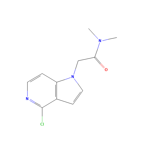 2-(4-chloropyrrolo[3,2-c]pyridin-1-yl)-N,N-dimethylacetamide (CAS: 494767-42-9) - Related Chemical Product