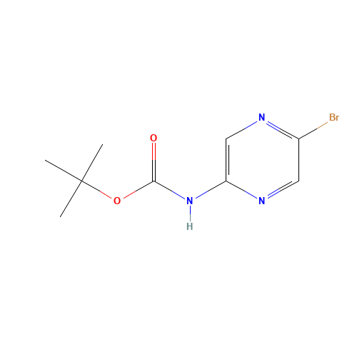 tert-butyl N-(5-bromopyrazin-2-yl)carbamate (CAS: 914349-79-4) - Related Chemical Product