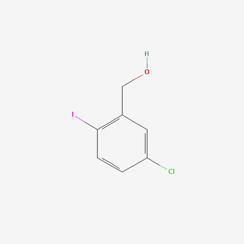 (5-chloro-2-iodophenyl)methanol (CAS: 82386-90-1) - Chemical Structure and Molecular Formula 