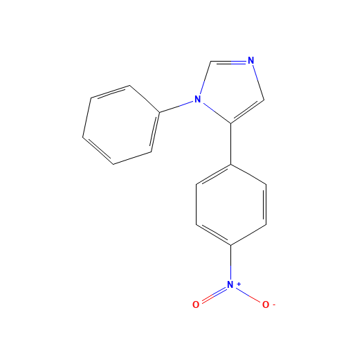 5-(4-nitrophenyl)-1-phenylimidazole (CAS: 61278-54-4) - Related Chemical Product