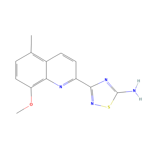 3-(8-methoxy-5-methylquinolin-2-yl)-1,2,4-thiadiazol-5-amine (CAS: 1179360-26-9) - Related Chemical Product