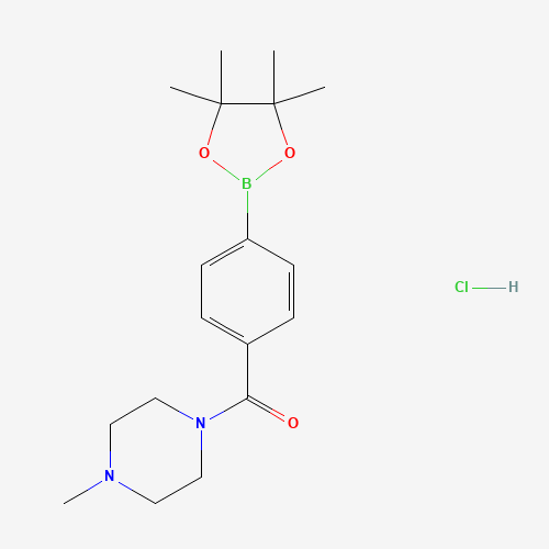 (4-methylpiperazin-1-yl)-[4-(4,4,5,5-tetramethyl-1,3,2-dioxaborolan-2-yl)phenyl]methanone;hydrochloride (CAS: 955407-62-2) - Related Chemical Product