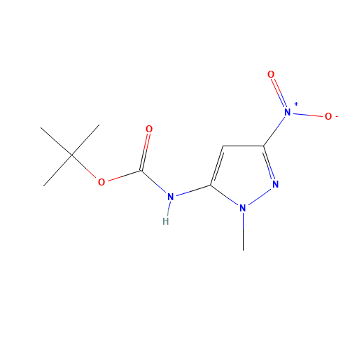 tert-butyl N-(2-methyl-5-nitropyrazol-3-yl)carbamate (CAS: 948573-72-6) - Related Chemical Product
