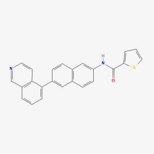 N-(6-isoquinolin-5-ylnaphthalen-2-yl)thiophene-2-carboxamide (CAS: 919362-55-3) - Related Chemical Product