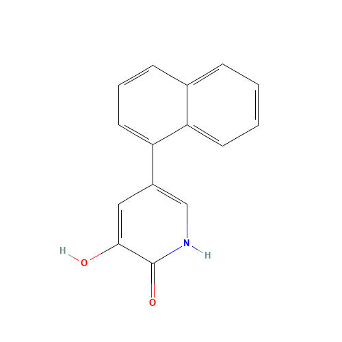 3-hydroxy-5-naphthalen-1-yl-1H-pyridin-2-one (CAS: 1333146-08-9) - Related Chemical Product
