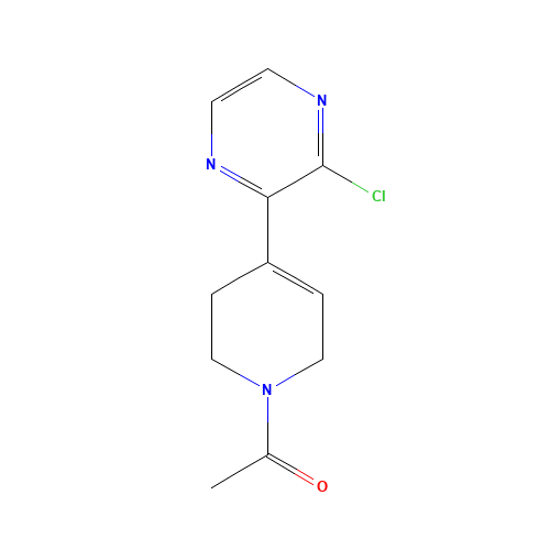 1-[4-(3-chloropyrazin-2-yl)-3,6-dihydro-2H-pyridin-1-yl]ethanone (CAS: 1350607-93-0) - Related Chemical Product
