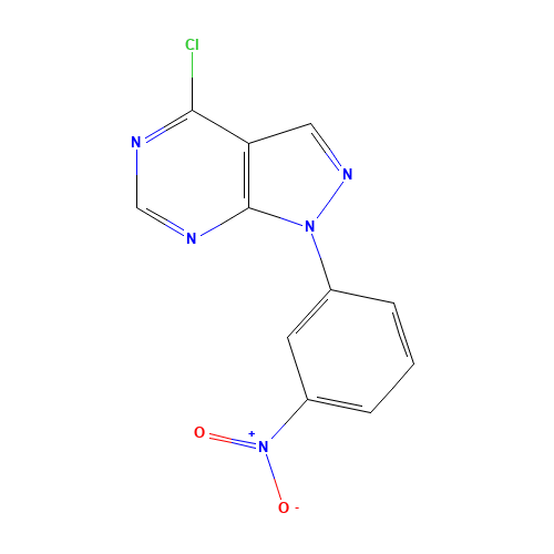 4-chloro-1-(3-nitrophenyl)pyrazolo[3,4-d]pyrimidine (CAS: 65974-01-8) - Related Chemical Product