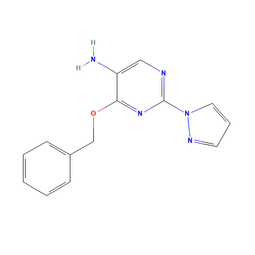 4-phenylmethoxy-2-pyrazol-1-ylpyrimidin-5-amine (CAS: 1343460-18-3) - Related Chemical Product