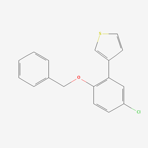 3-(5-chloro-2-phenylmethoxyphenyl)thiophene (CAS: 848188-12-5) - Related Chemical Product