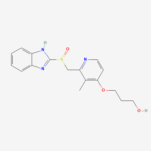 3-[2-(1H-benzimidazol-2-ylsulfinylmethyl)-3-methylpyridin-4-yl]oxypropan-1-ol (CAS: 117976-94-0) - Related Chemical Product
