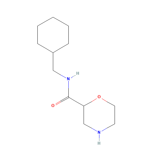 N-(cyclohexylmethyl)morpholine-2-carboxamide (CAS: 661470-42-4) - Related Chemical Product