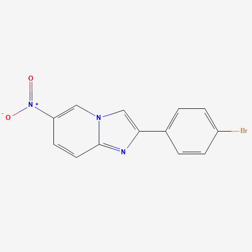 2-(4-bromophenyl)-6-nitroimidazo[1,2-a]pyridine (CAS: 118000-56-9) - Related Chemical Product