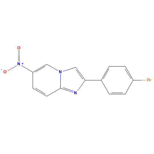 2-(4-bromophenyl)-6-nitroimidazo[1,2-a]pyridine (CAS: 118000-56-9) - Related Chemical Product