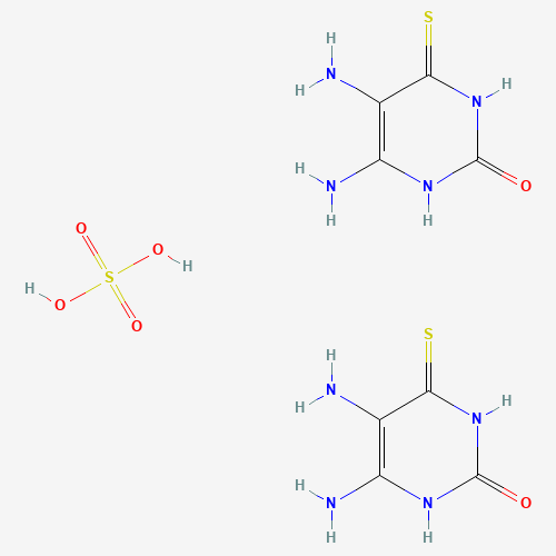 5,6-diamino-4-sulfanylidene-1H-pyrimidin-2-one;sulfuric acid (CAS: 117043-64-8) - Related Chemical Product