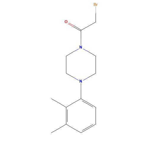2-bromo-1-[4-(2,3-dimethylphenyl)piperazin-1-yl]ethanone (CAS: 177489-05-3) - Related Chemical Product