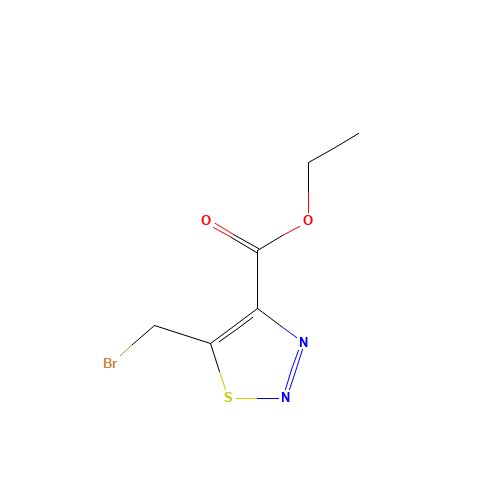 ethyl 5-(bromomethyl)thiadiazole-4-carboxylate (CAS: 80022-72-6) - Related Chemical Product