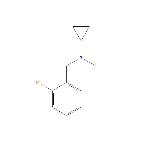 N-[(2-bromophenyl)methyl]-N-methylcyclopropanamine (CAS: 1247180-19-3) - Related Chemical Product