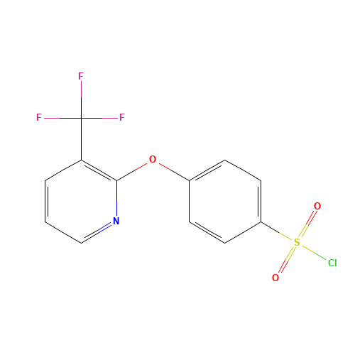 4-[3-(trifluoromethyl)pyridin-2-yl]oxybenzenesulfonyl chloride (CAS: 874839-13-1) - Related Chemical Product