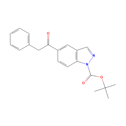 tert-butyl 5-(2-phenylacetyl)indazole-1-carboxylate (CAS: 1093306-92-3) - Related Chemical Product