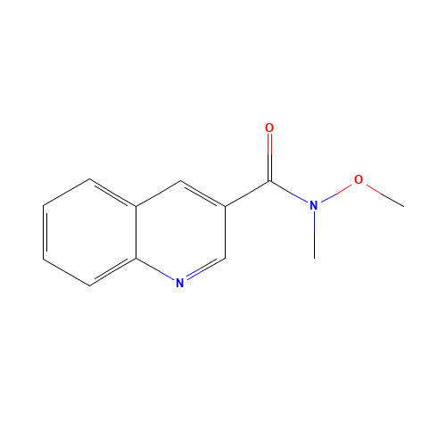 N-methoxy-N-methylquinoline-3-carboxamide (CAS: 215189-85-8) - Related Chemical Product