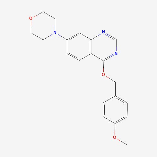 4-[4-[(4-methoxyphenyl)methoxy]quinazolin-7-yl]morpholine (CAS: 1334602-76-4) - Related Chemical Product