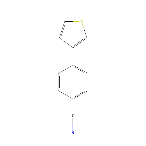 4-thiophen-3-ylbenzonitrile (CAS: 172507-33-4) - Related Chemical Product