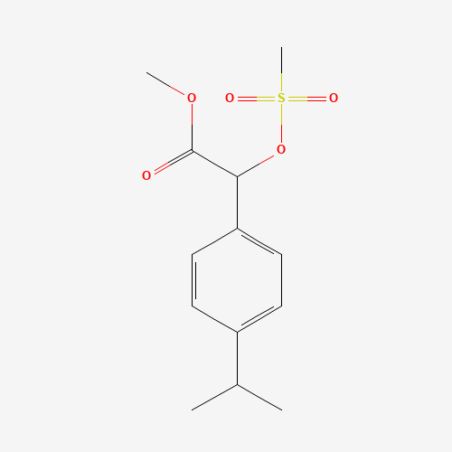 methyl 2-methylsulfonyloxy-2-(4-propan-2-ylphenyl)acetate (CAS: 186026-04-0) - Related Chemical Product