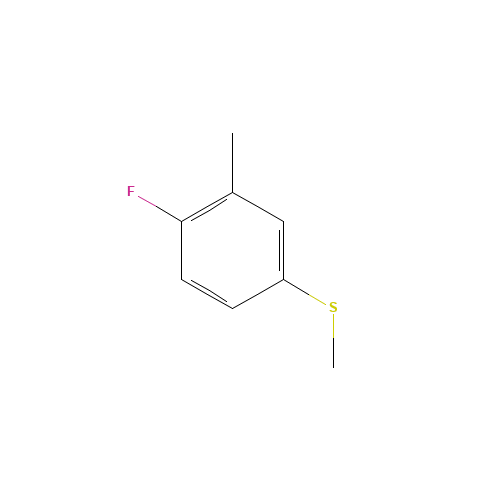 1-fluoro-2-methyl-4-methylsulfanylbenzene (CAS: 252555-29-6) - Related Chemical Product