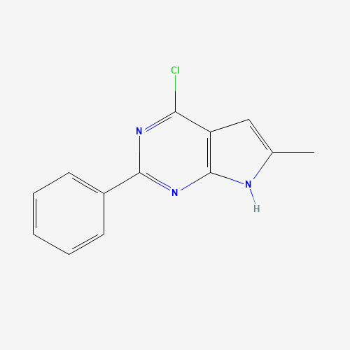 4-chloro-6-methyl-2-phenyl-7H-pyrrolo[2,3-d]pyrimidine (CAS: 251947-09-8) - Related Chemical Product
