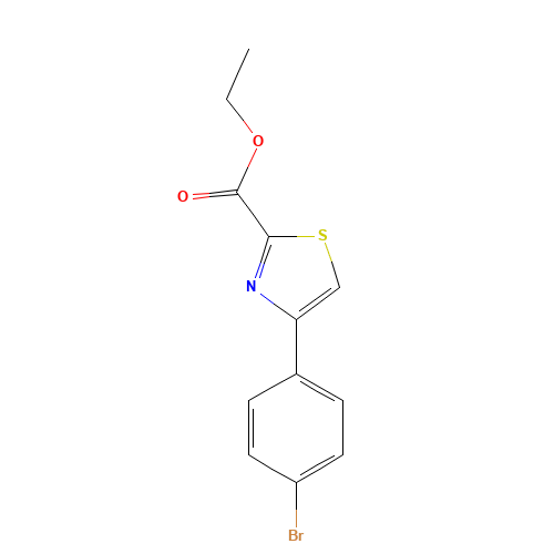 ethyl 4-(4-bromophenyl)-1,3-thiazole-2-carboxylate (CAS: 53101-02-3) - Related Chemical Product