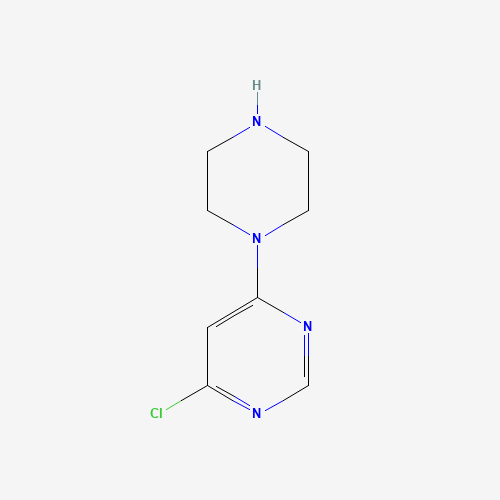 4-chloro-6-piperazin-1-ylpyrimidine (CAS: 373356-50-4) - Chemical Structure and Molecular Formula 