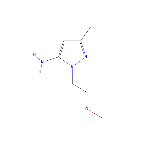 2-(2-methoxyethyl)-5-methylpyrazol-3-amine (CAS: 1325164-68-8) - Related Chemical Product