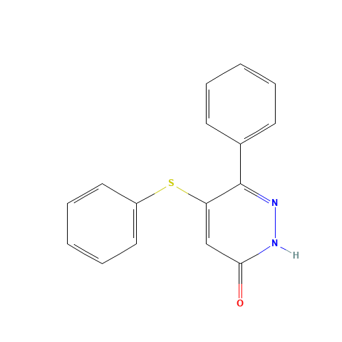 3-phenyl-4-phenylsulfanyl-1H-pyridazin-6-one (CAS: 499783-15-2) - Related Chemical Product