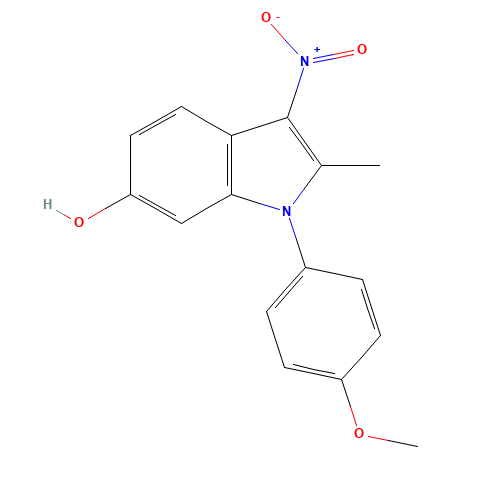 1-(4-methoxyphenyl)-2-methyl-3-nitroindol-6-ol (CAS: 147591-46-6) - Related Chemical Product