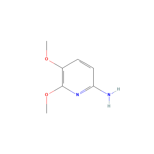 5,6-dimethoxypyridin-2-amine (CAS: 127980-46-5) - Chemical Structure and Molecular Formula 