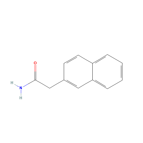 2-naphthalen-2-ylacetamide (CAS: 36660-46-5) - Chemical Structure and Molecular Formula 