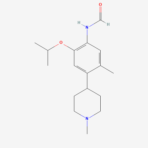 N-[5-methyl-4-(1-methylpiperidin-4-yl)-2-propan-2-yloxyphenyl]formamide (CAS: 1462951-54-7) - Related Chemical Product