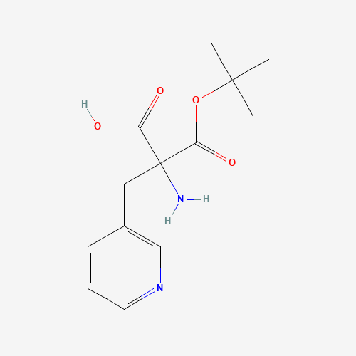 2-[(2-methylpropan-2-yl)oxycarbonylamino]-3-pyridin-3-ylpropanoic acid (CAS: 105454-25-9) - Related Chemical Product